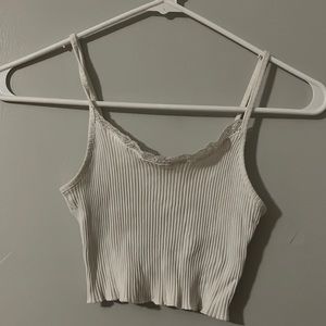 White lace cami